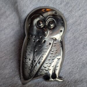 Royal Ontario Museum Owl brooch In Silver Colored Metal